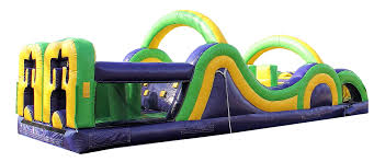 40Ft Double Lane Radical Run Obstacle Course Rental in Miami